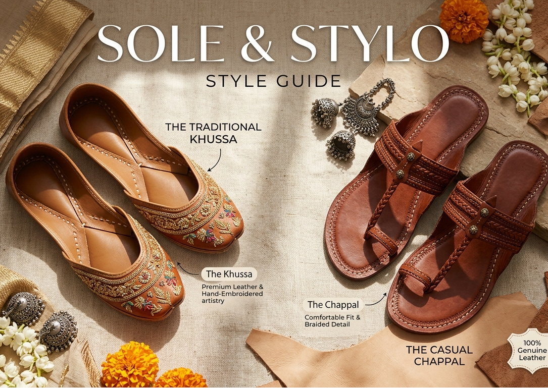 Khussa, chappal and sandal styles compared – Sole & Stylo